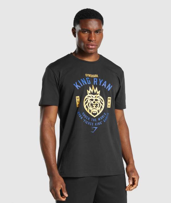 Panske Tricka Gymshark Ryan Garcia Čierne | TS2013457